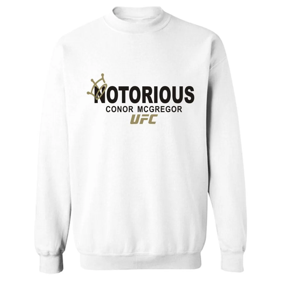 Толстовки с принтом DETHRONE для мужчин/женщин Конор Макгрегор MMA Notorious толстовка с капюшоном мужской пуловер спортивный костюм размера плюс