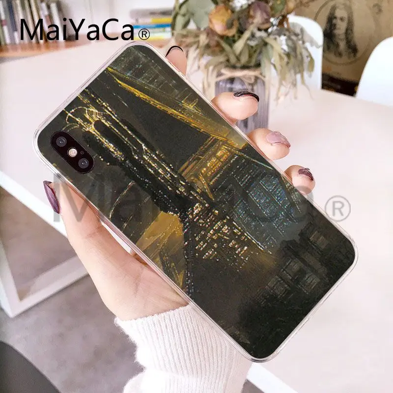 MaiYaCa Blade Runner 2049 мягкий чехол для телефона из ТПУ с рисунком iphone X 8 8plus прозрачный и 7