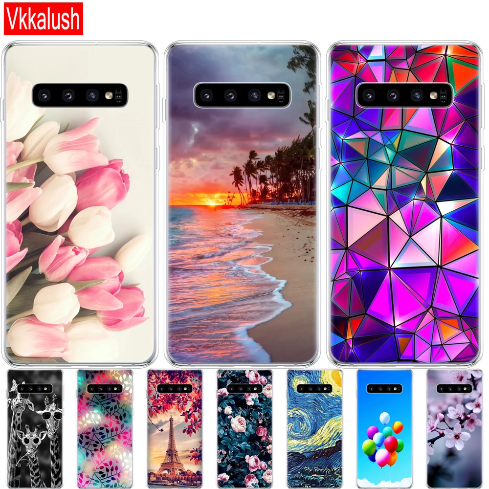 Для Samsung Galaxy S10 чехол плюс Чехол со смешной из силикона и ТПУ для телефона E Не
