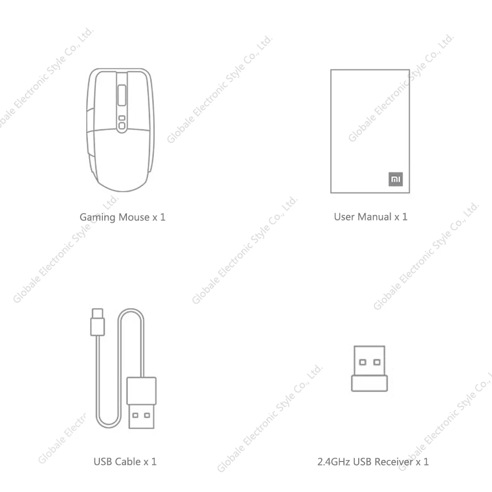 Оригинальная игровая мышь Xiaomi беспроводная/Проводная 7200 точек/дюйм RGB подсветка 2