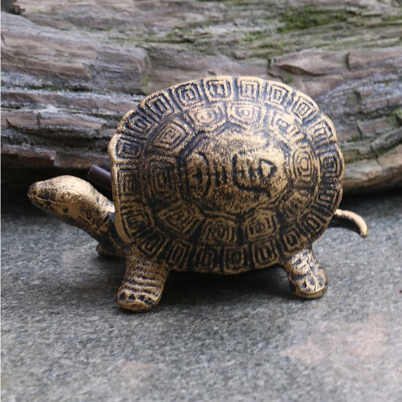 Fun retro turtle modeling pure iron ashtray Creative old home decor | Дом и сад