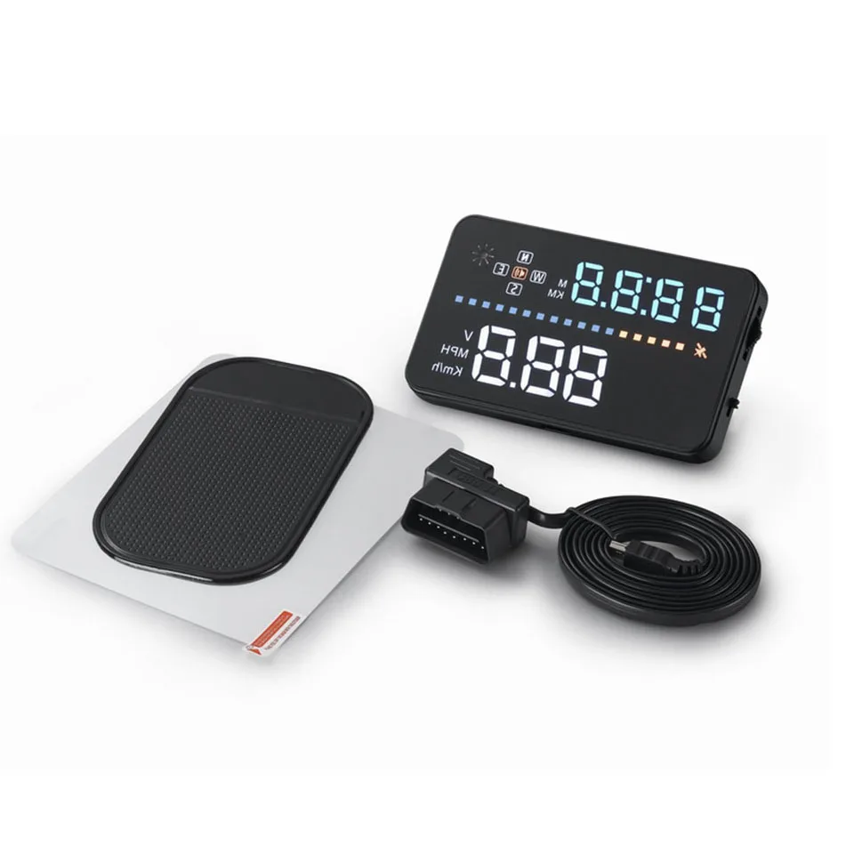 VJOYCAR A3 Автомобильный дисплей Hud GPS Спидометр Winshield проектор с OBD кабелем|digital car