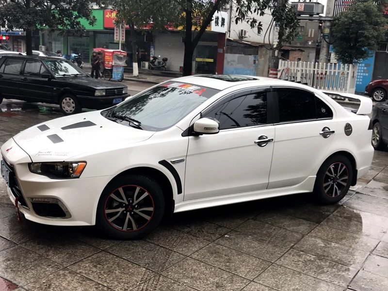 Для Mitsubishi Lancer EX 2006- тип спойлер высокого качества ABS спойлер грунтовка или любой цвет задний спойлер для Lancer EX