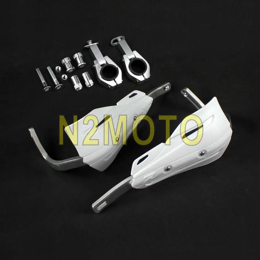 white Мотокросс 28 мм Handguard универсальный для гоночного уличного Dirt Bike ATV защита для рук 1-1/" Защита для рук - Цвет: white