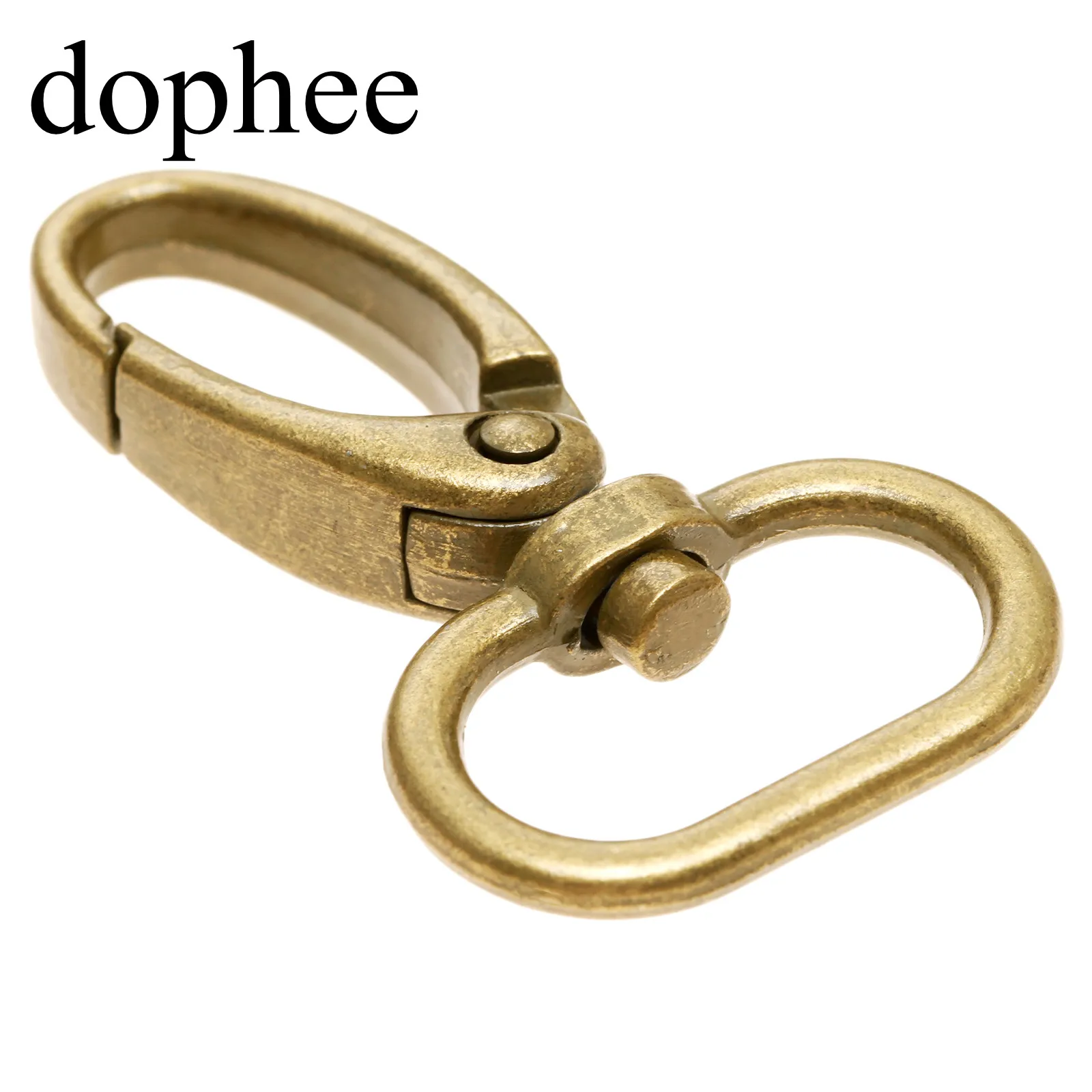 Dophee 20 шт./лот, металлическая багажная сумка, собачья пряжка, крюк, сумка, вешалка, застежка омаров, сделай сам, швейный брелок для ключей ручной работы, пуговицы LW664