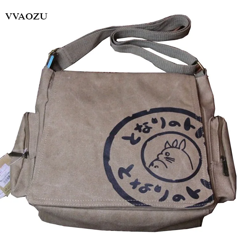 Новинка 2016 холщовые сумки мессенджеры Totoro/My neighter Totoro студенческие книжки через