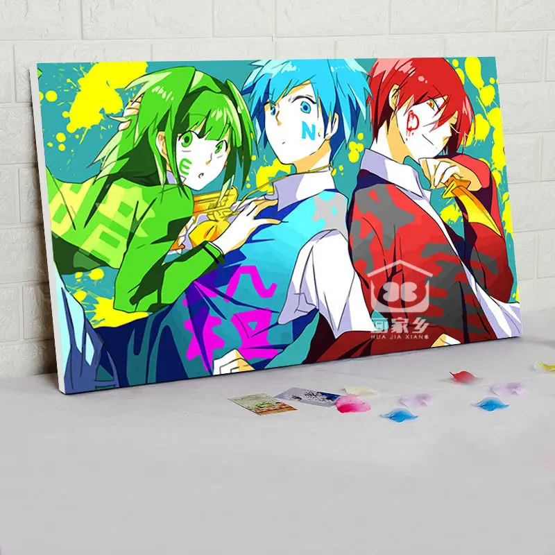 Сделай Сам Картина маслом по номерам на канистры мультфильм плакат классная