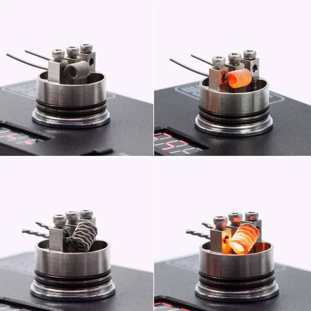 Volcanee 50/100 шт Alien Clapton катушка Tiger Hive Quad плоская витая смесь скрученная Плавленая