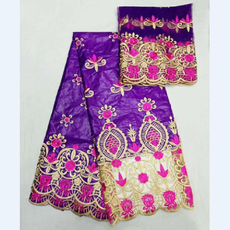 Тяжелая жаккардовая вышивка бисерный базин brode getzner африканская ткань 5 + 2 ярдов