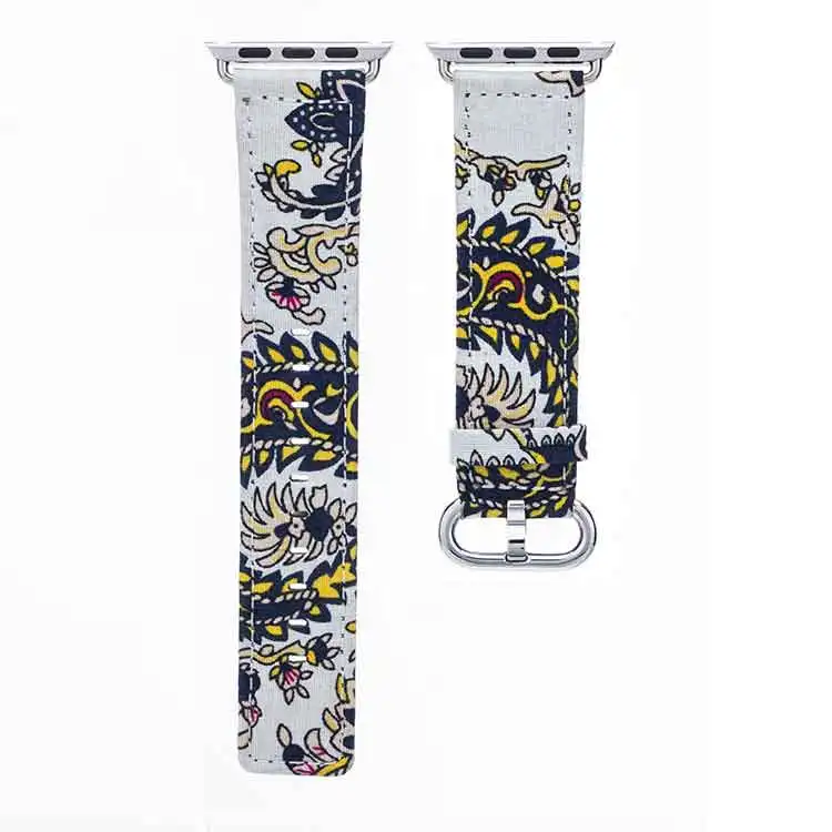 5 Холщовый ремешок для apple watch Band 42 мм 38 мм apple watch 4 3 iwatch band 44 мм 40 мм браслет часы Correa ремешок аксессуары - Цвет ремешка: 5