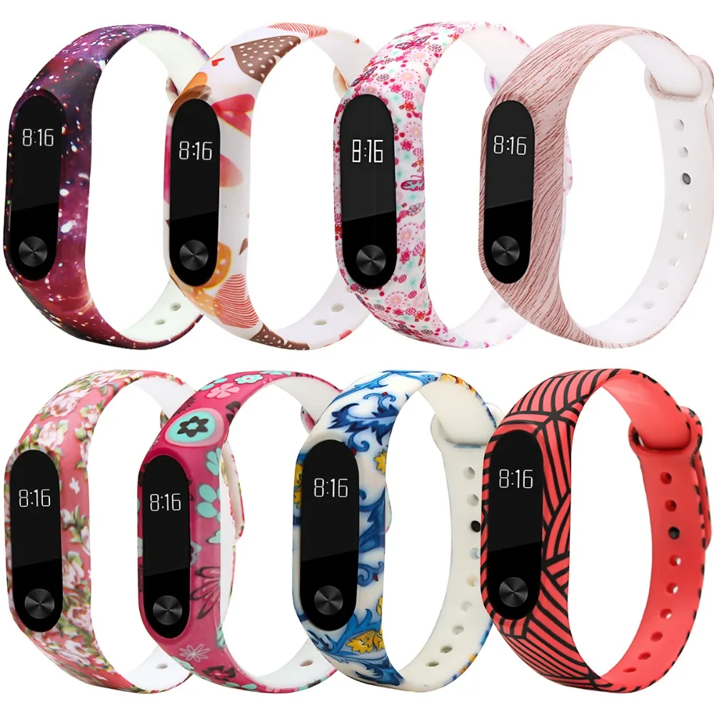 Цветной силиконовый ремешок для Mi Band 2 браслет смарт Xiaomi 2|Смарт-аксессуары| |