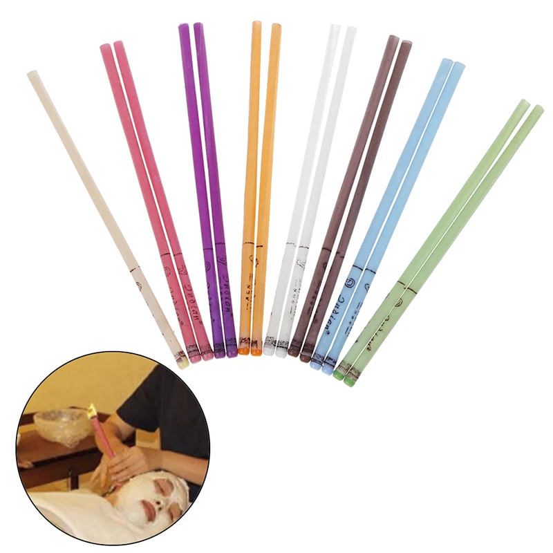 2 шт./компл. удаления полые уха Очиститель воска ушные свечи Лечение Уход конус