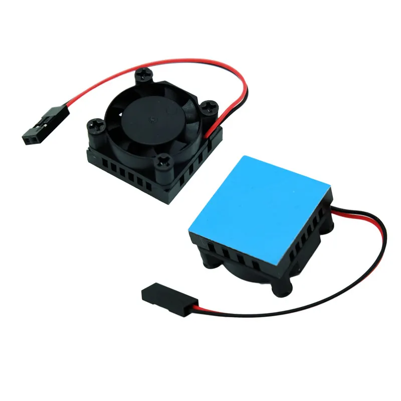 

New Dual Fan/Fan with Heat Sink Two Optional Double Cooling Fan for Raspberry Pi 3 Model B+ / 3 Model B
