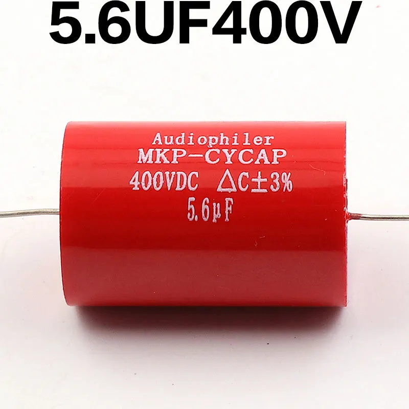 5.6UF-400V PAPRI 10 шт. Audiophiler Осевая MKP Аудио Класс конденсатор с алюминиевой крышкой, 0,47-25 мкФ 400VDC для HIFI DIY частоты постоянной ёмкости, универсальный конденсатор гитарный усилитель - Цвет: 5.6UF-400V