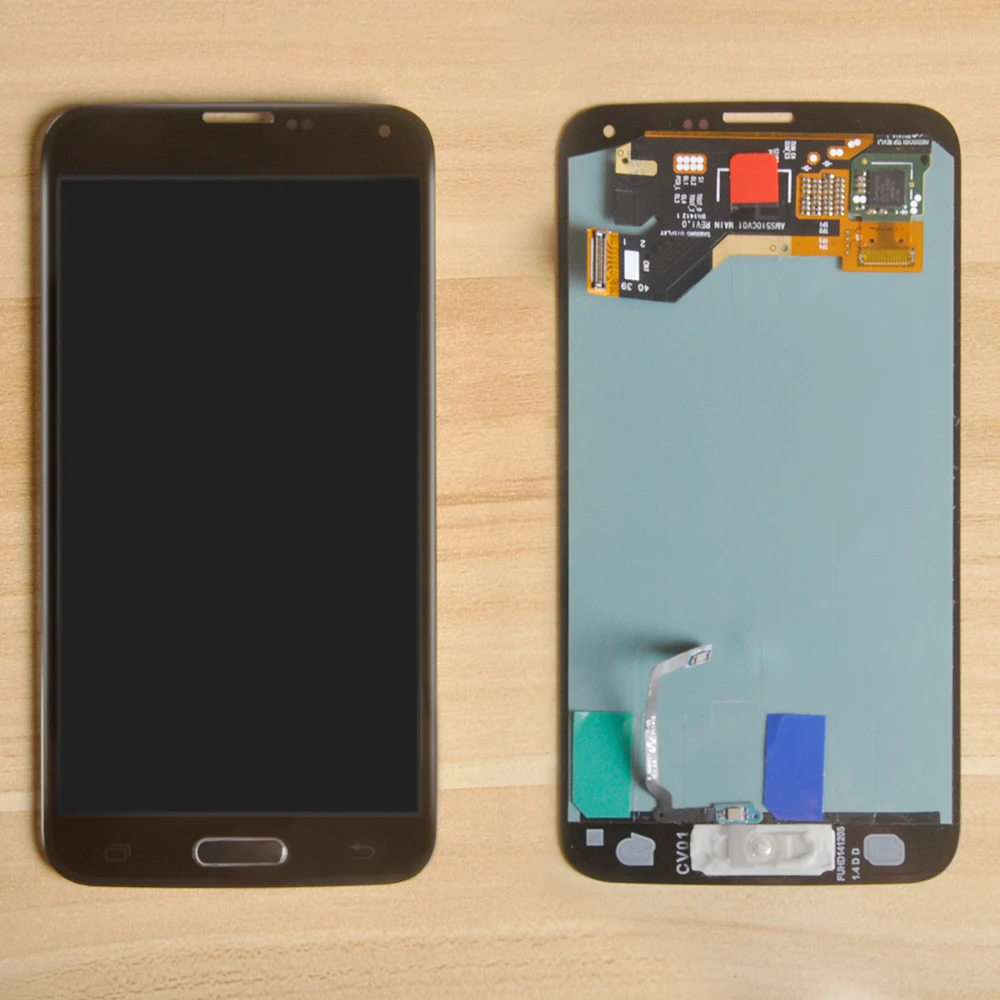 Sinbeda Super AMOLED для SAMSUNG GALAXY S5 ЖК дисплей i9600 G900F G900M G9001 экран сенсорный дигитайзер в