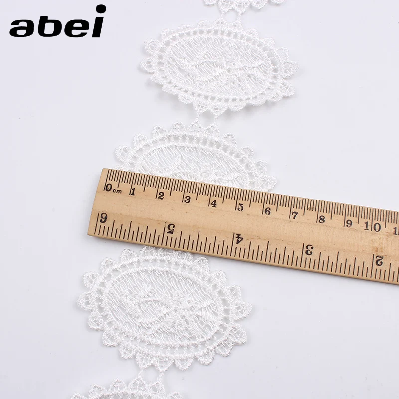 5 ярдов/партия кружевная лента с вышивкой для одежды|Кружево| |