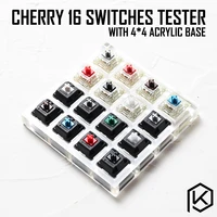acrylic switch tester 4x4 clear housing base for cherry brown black red blue tactile grey silver green nature white clear rgb