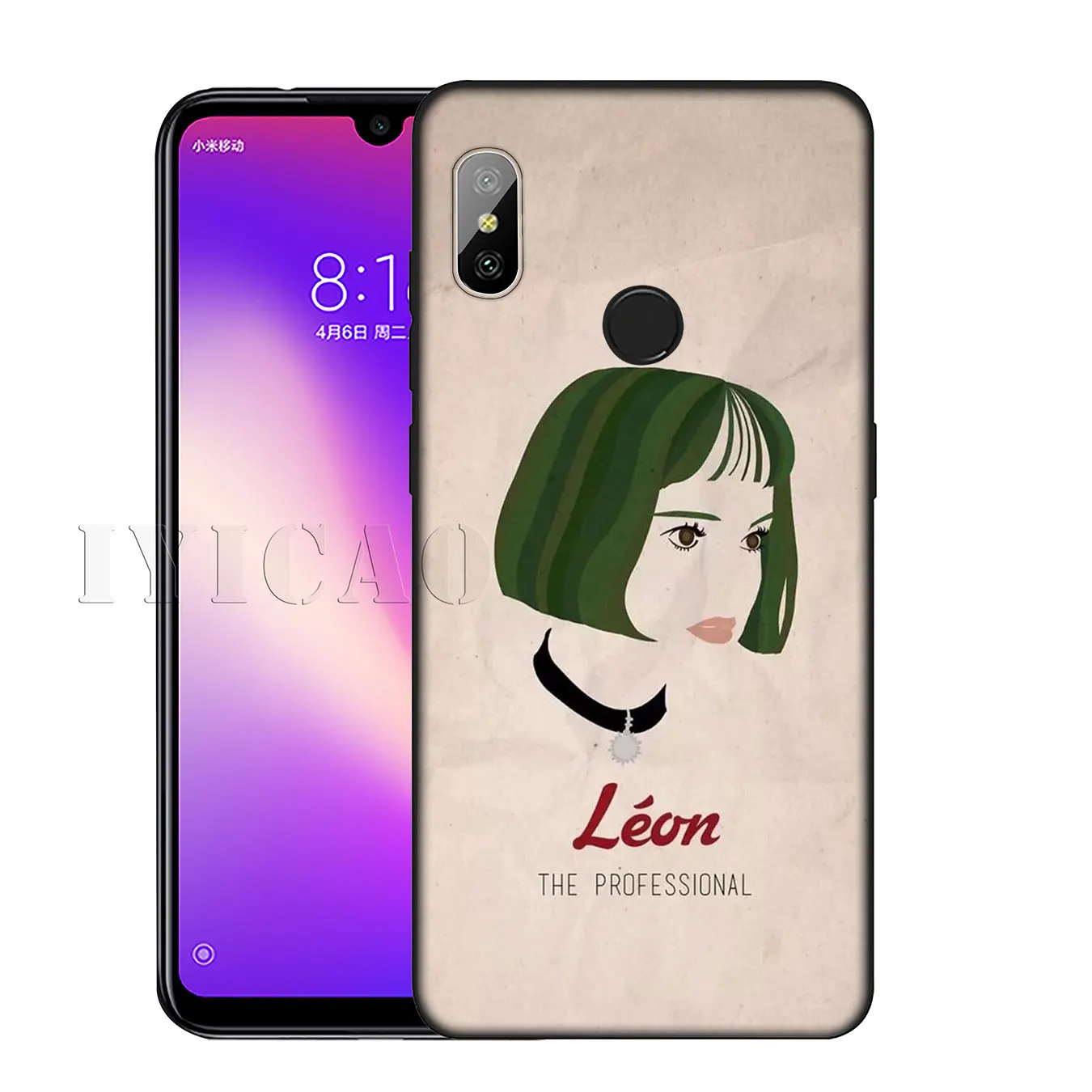 IYICAO Leon Matilda Natalie Soft Silicone Phone Case for Xiaomi Redmi K30 K20 8A 7A 6A 5A S2 GO Note 8 8T 7 5 6 Pro Cover |