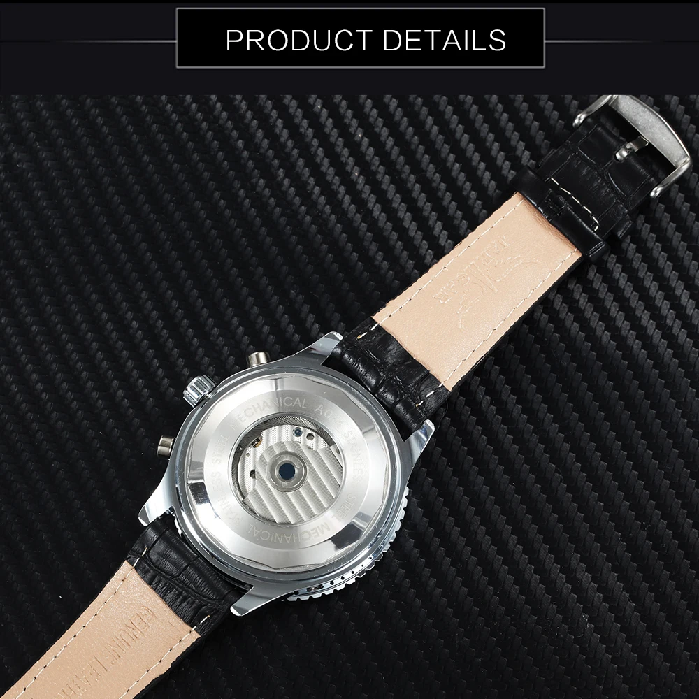 Модные спортивные Tourbillon Мужские часы Топ бренд класса люкс JARAGAR Авто