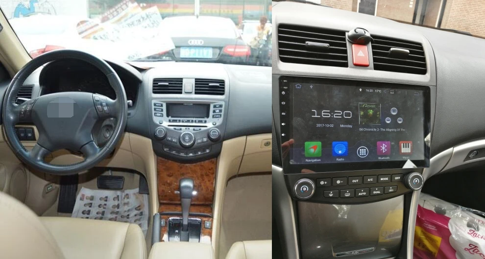 YESSUN Автомобильный навигатор gps для Honda для Accord 7 2003~ 2007 Android HD сенсорный экран Аудио Видео Радио мультимедийный плеер без CD DVD