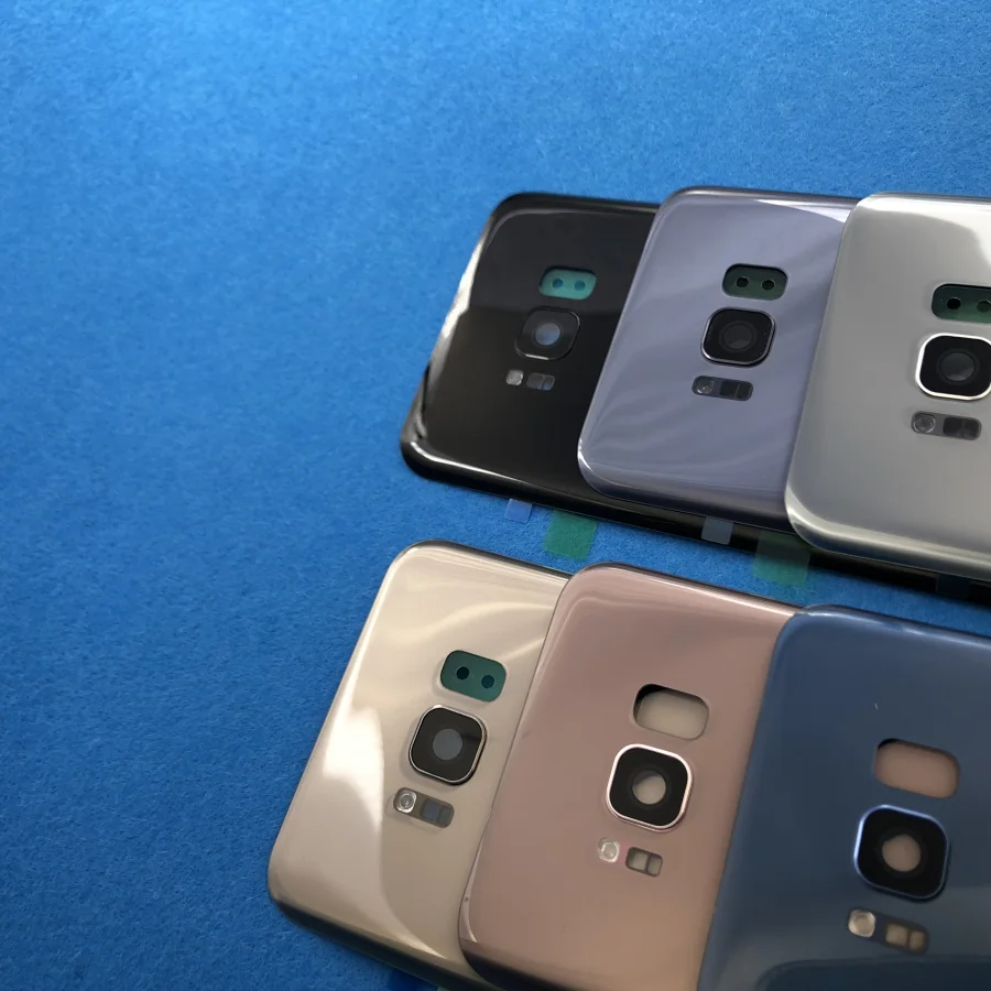 Оригинальная новая задняя крышка аккумулятора Стеклянная Дверь для Samsung Galaxy S8 Plus G955 SM-G955F Корпус задняя крышка батареи Чехол