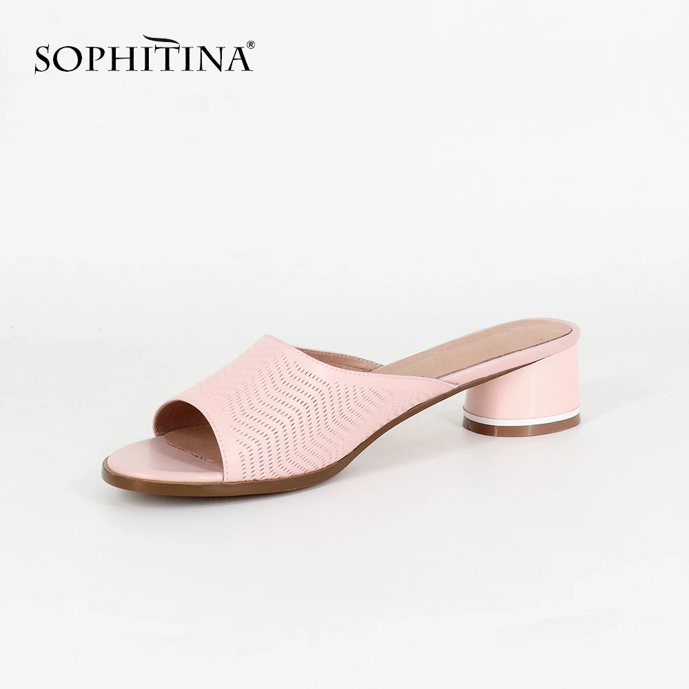 SOPHITINA/Новинки на лето 2019г. Модные женские тапочки больших размеров 36–44 Женские