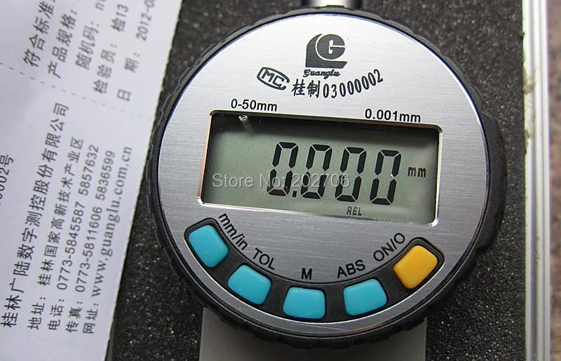 Цифровой индикатор 0 50 мм 001 Электронный на большие расстояния|indicator bolt|indicator
