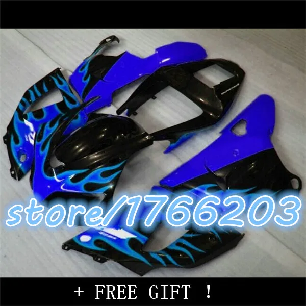 

Free gifts For 98-99 Blue YZF R1 YZF-R1 YZFR1 98 99 YZF1000 Blue flames black YZF 1000 1998 1999 Fairing Kit