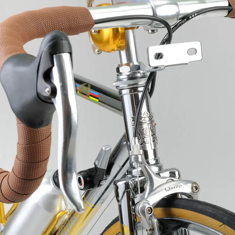Дорожный Велосипед fixie bike 700C Винтажный велосипед с фиксированной передачей 14 скоростей Дорожный велосипед