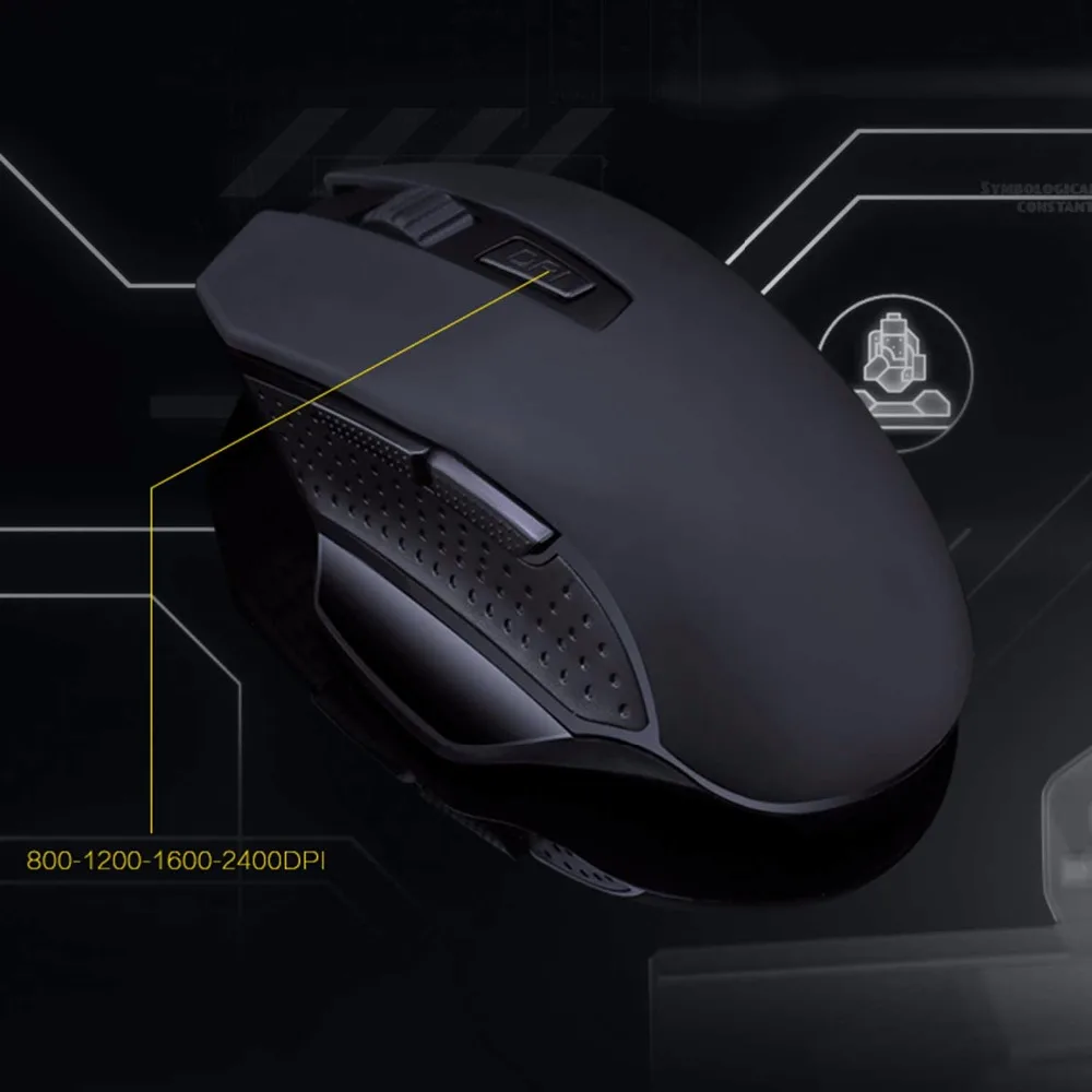 Беспроводная игровая мышь Q11 с кнопкой 2400DPI оптические мини мыши для ноутбука и