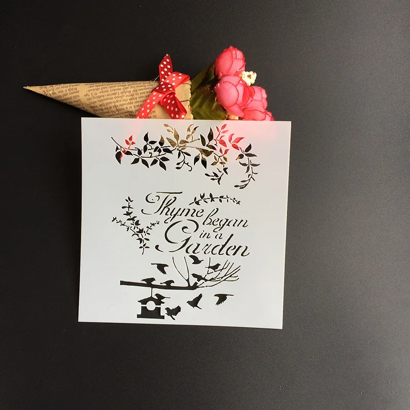 Пластиковая форма для распыления цветов с изображением птицы|decorative decorative|decoration