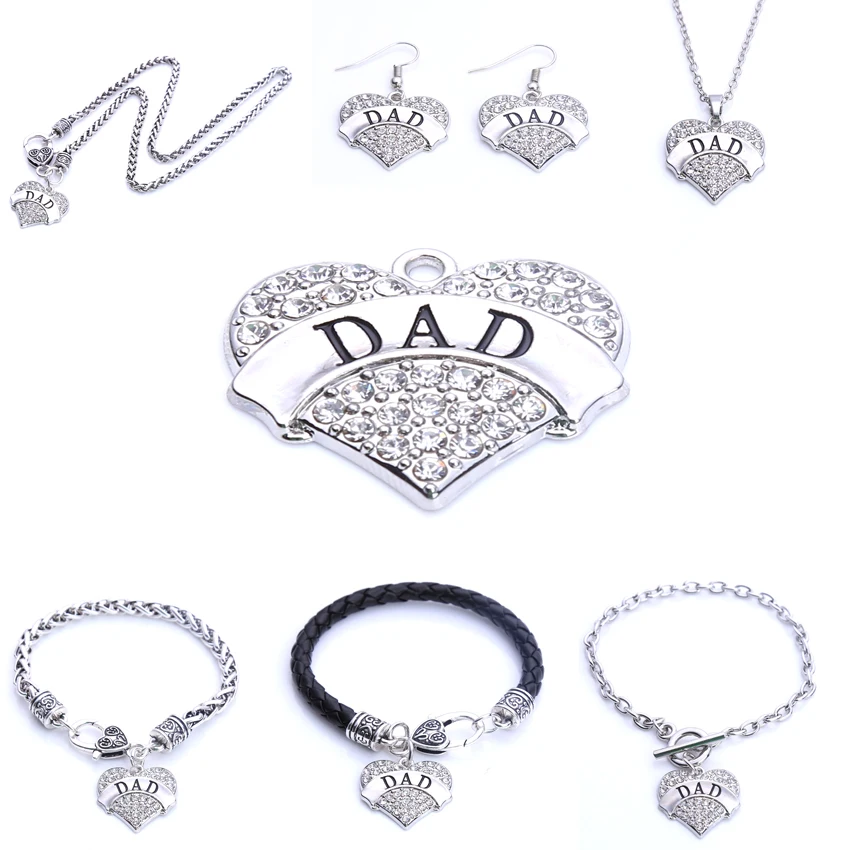 Новое Прибытие ПАПА сердце ожерелье | Украшения и аксессуары