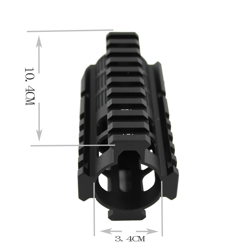 Тактическая направляющая Пикатинни CQB 4 0 дюйма для страйкбола AEG M4 M16 | Спорт и