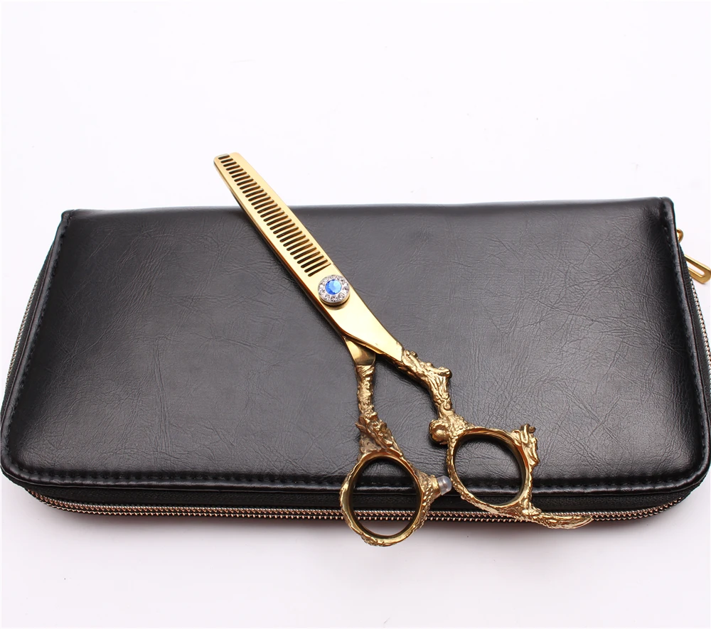 Профессиональные ножницы для волос с гравировкой и логотипом JP 440C 5