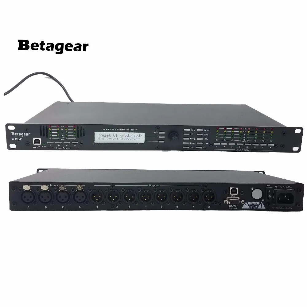 Betagear 4.8SP цифровой сигнальный процессор динамик с эффектом звука Оригинальное