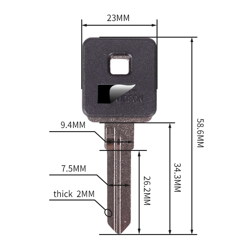 3PCS Motorcycle Key Blank Uncut Blade For Harley Darvison Sporster 883 1000 1200 XL883 XL1200 XLH1000 XLH1200 XLH883 1200C | Автомобили и