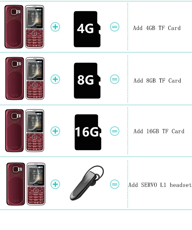 SERVO S10 мобильные телефоны 2," HD 3 sim-карты большой динамик фиолетовый светильник 2500 мАч Внешний аккумулятор мобильный телефон с противомоскитной лампой