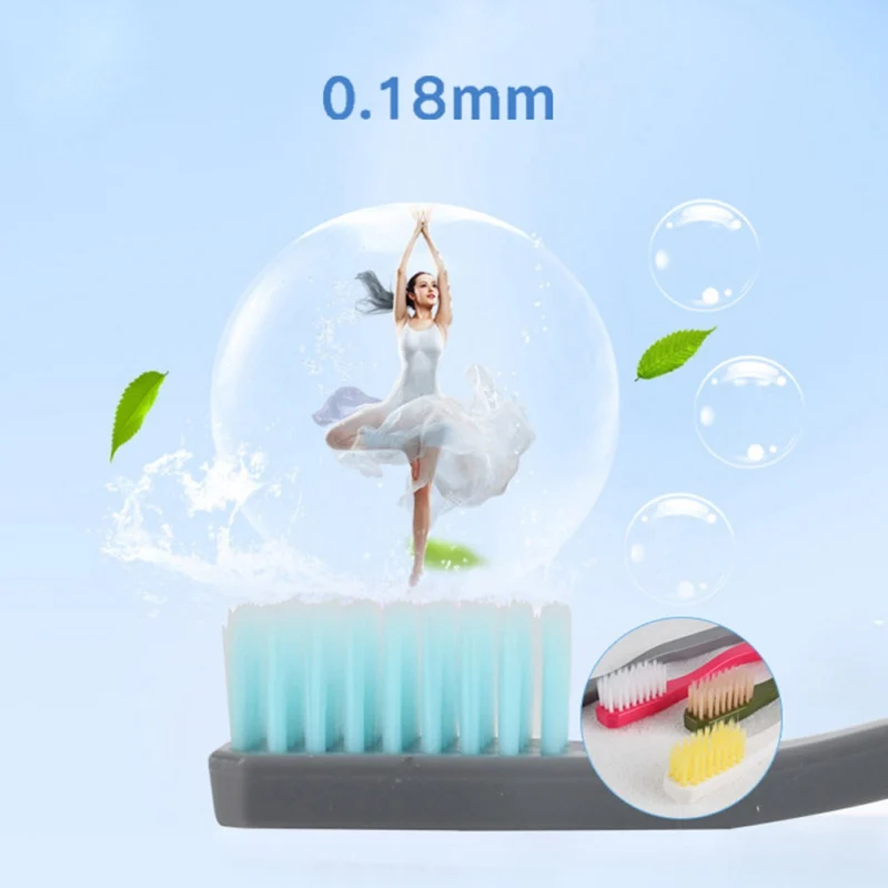 Лидер продаж Пара Симпатичные очень мягкий Зубная щётка бамбуковый уголь Нано