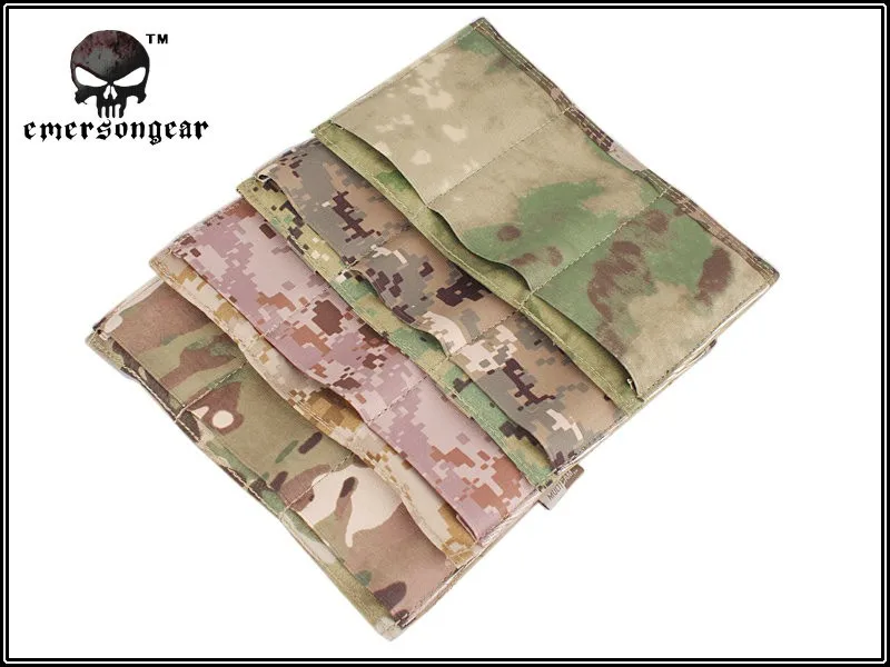 Emerson gear тройной M4 чехол Быстрый журнал MOLLE страйкбол Wargame снаряжение пейнтбол оборудование MAG EM2388 Койот коричневый черный Мультикам