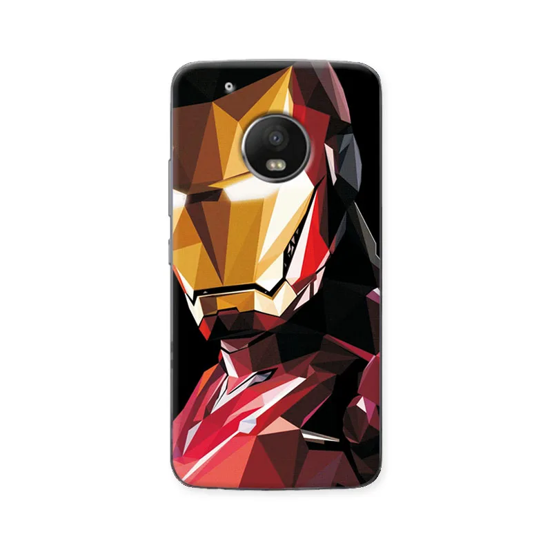 Очаровательный герой Marvel Капитан Америка чехол для телефона Motorola G5 задняя крышка