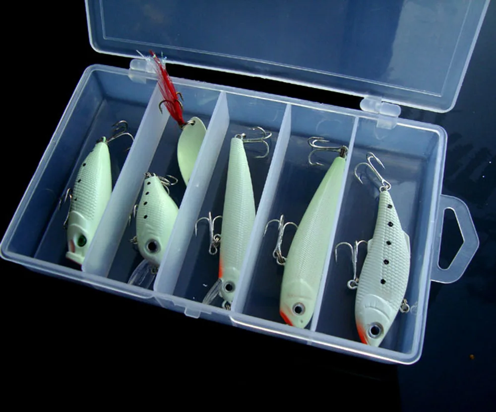 6 шт. рыболовные приманки в виде ложки|glow spoons|crankbait minnowminnow lure |