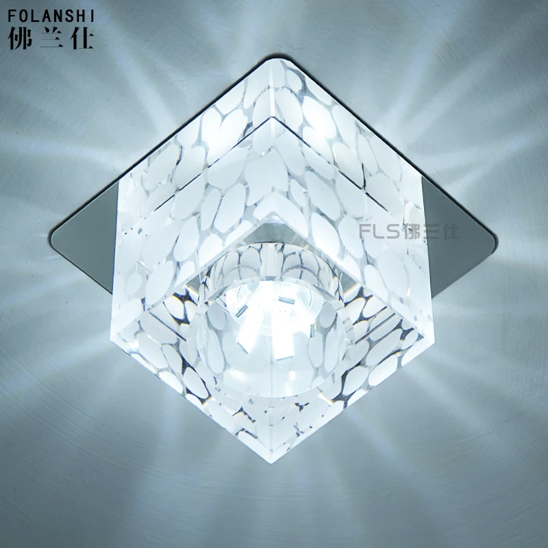 Новый современный минималистский светодиодный Кристалл лампы проход крыльцо