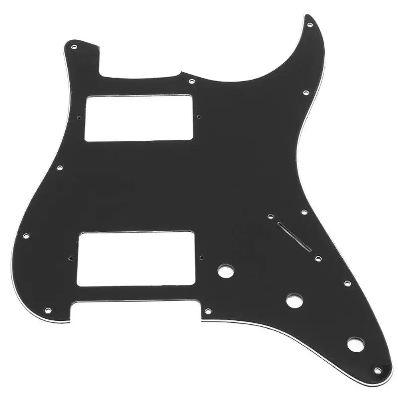 1 шт. 3ply Strat Pickguard с HH макетом электрогитары части панели музыкальный инструмент Аксессуары для гитары