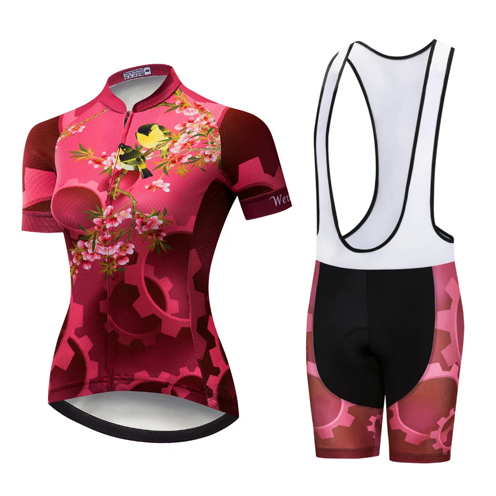 Розовый велосипед Джерси WEIMOSTAR женский Велоспорт Джерси pro team Ropa ciclismo Молодежная велосипедная одежда Maillot ciclismo Велоспорт Набор