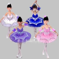 girls white swan lake ballet princess dance dress costume 90cm 165 kids tutu leotard ballet dance costume ballroom dacing dress