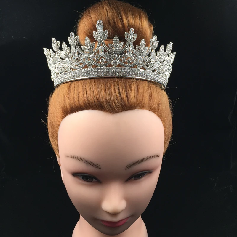 Женские свадебные диадемы Crown Hadiyana элегантные классического дизайна для невесты