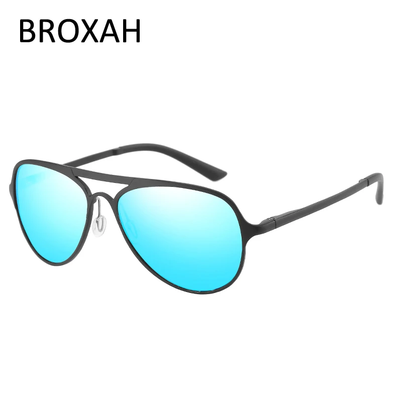 

Retro Sport Goggles Round Poalrized Sunglasses Men Aluminium Magnesium Frame Eyewear Accessories