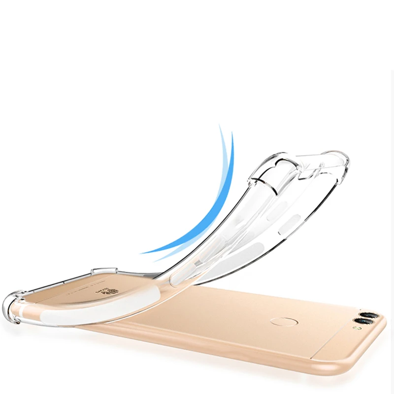 YUETUO прозрачные противоударные Чехлы для задней панели телефона etui coque cover чехол