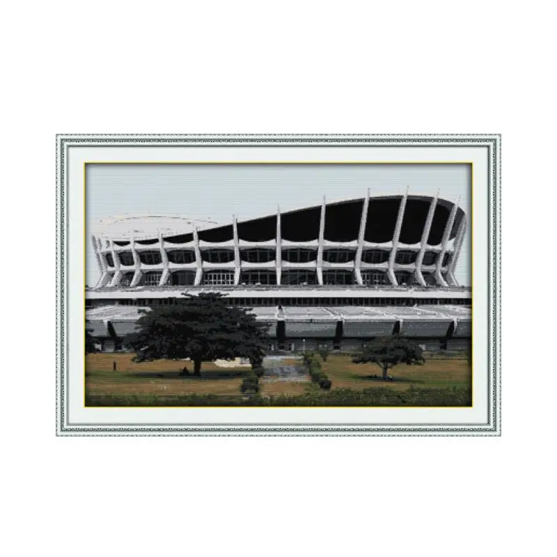Joy Sunday Landscape Набор для вышивки крестиком 11CT 14CT DMC ручной работы вышивки|Упаковка| |