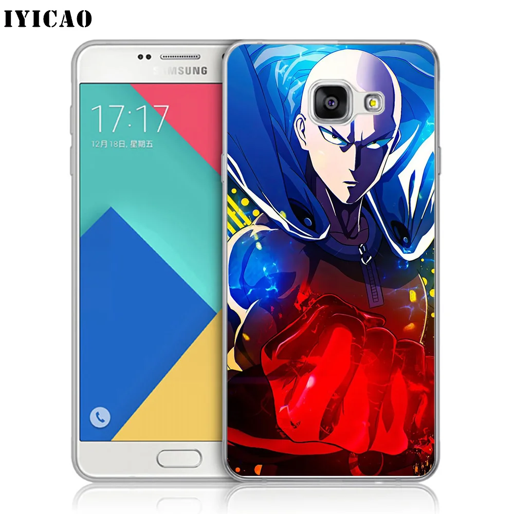 IYICAO One Punch Man Saitama Мягкий силиконовый чехол для телефона Samsung A10 A30 A40 A50 A70 M10 M20 M30 TPU |